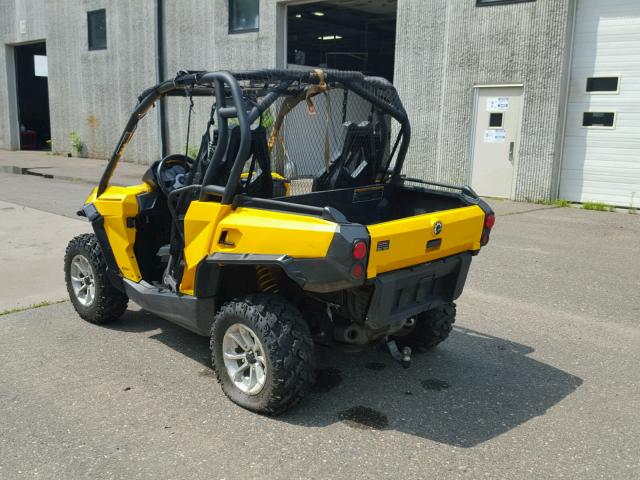 3JBKKAN25FJ001383 - 2015 CAN-AM COMMANDER YELLOW photo 7