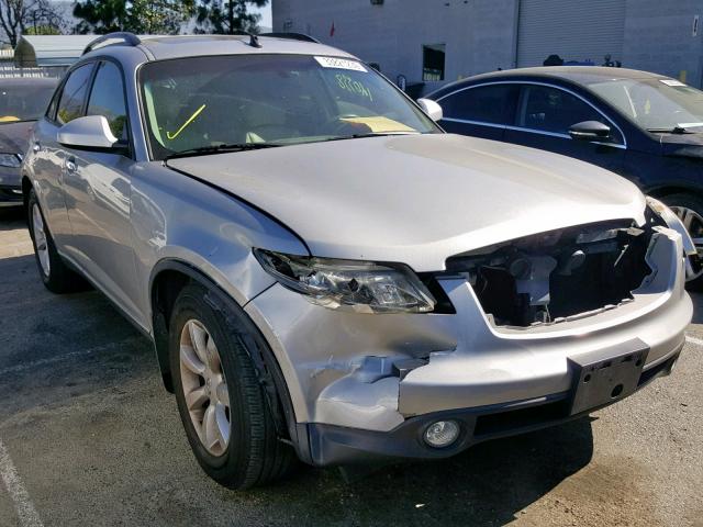 JNRAS08U53X101763 - 2003 INFINITI FX35 SILVER photo 1