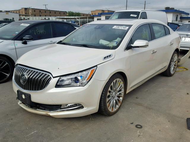 1G4GF5G38EF155602 - 2014 BUICK LACROSSE T WHITE photo 2