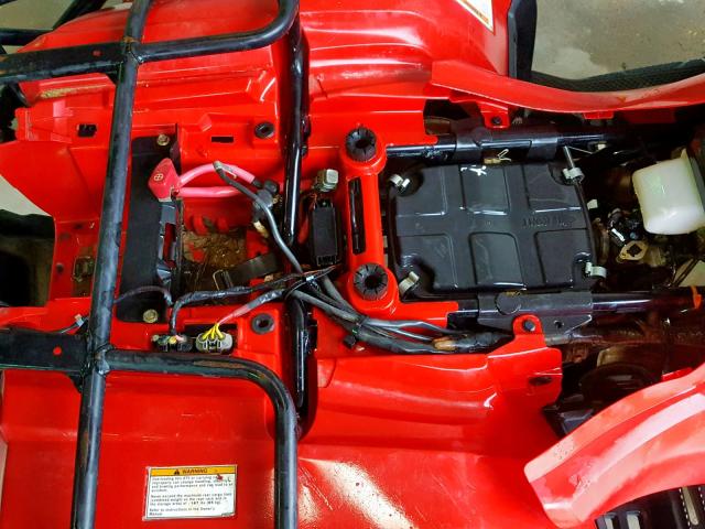 1HFTE4526H4203369 - 2017 HONDA TRX500 FM RED photo 10