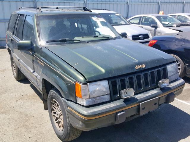 1J4GZ78Y2SC510501 - 1995 JEEP GRAND CHER GREEN photo 1