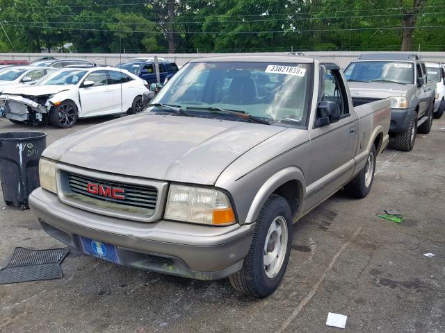 1GTCS1440W8545488 - 1998 GMC SONOMA TAN photo 2