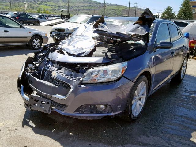 1G11H5SL8EF268874 - 2014 CHEVROLET MALIBU LTZ 蓝色 照片 2