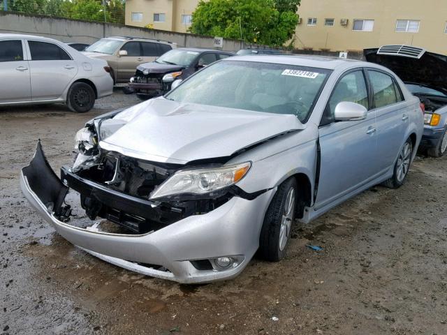 4T1BK3DB5BU380718 - 2011 TOYOTA AVALON BAS SILVER photo 2