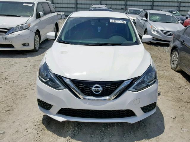 3N1AB7AP1HY313114 - 2017 NISSAN SENTRA S WHITE photo 9