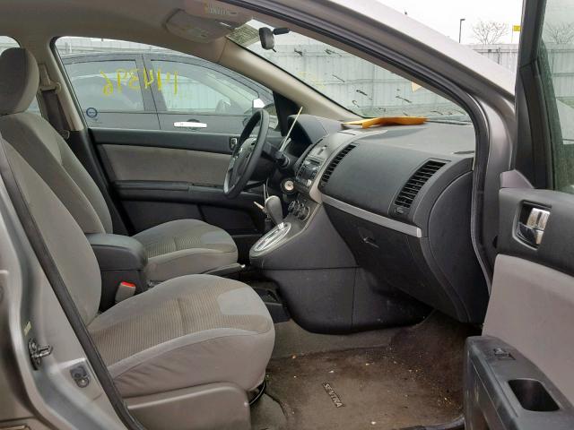 3N1AB6APXCL662112 - 2012 NISSAN SENTRA 2.0 GRAY photo 5