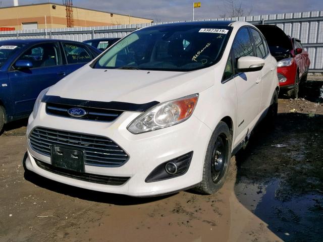 1FADP5BU9DL520461 - 2013 FORD C-MAX SEL WHITE photo 2