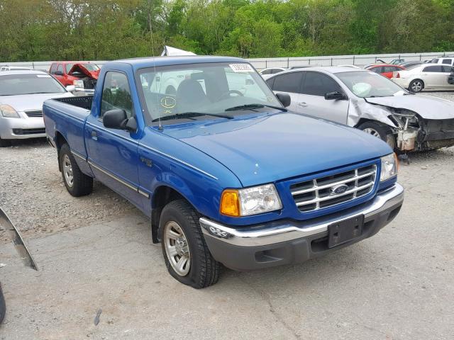 1FTYR10U31PB22202 - 2001 FORD RANGER BLUE photo 1