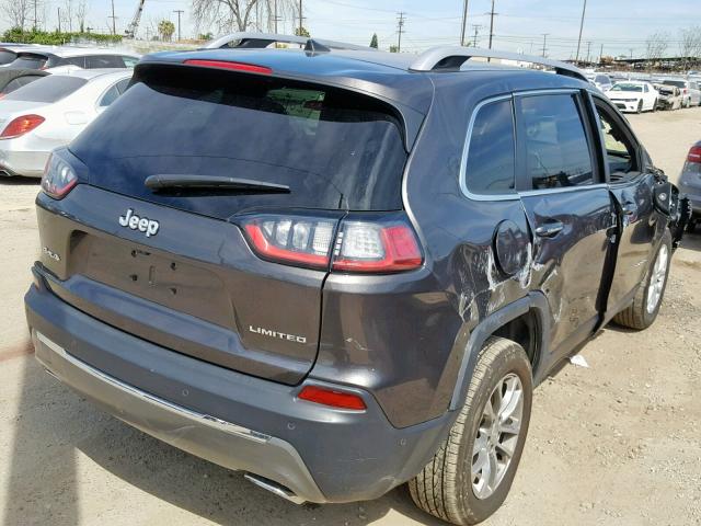 1C4PJMDN2KD180912 - 2019 JEEP CHEROKEE L GRAY photo 4