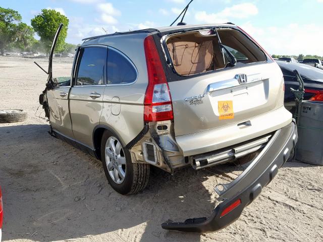 5J6RE38718L007099 - 2008 HONDA CR-V EXL  photo 3