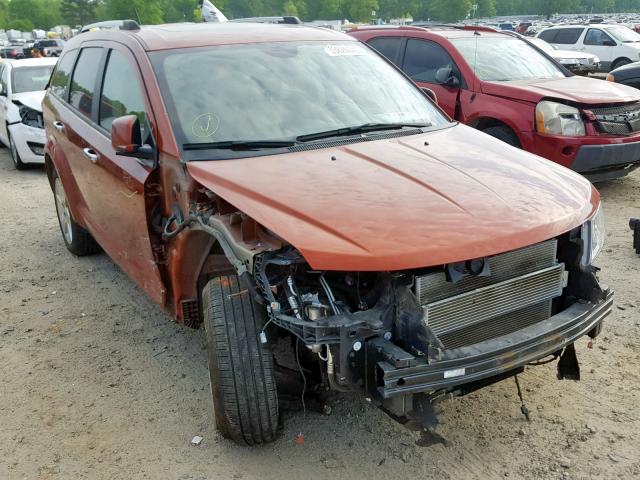 3C4PDCDG8ET289621 - 2014 DODGE JOURNEY LI ORANGE photo 1