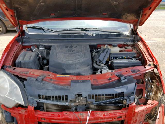 3GSCL53749S605319 - 2009 SATURN VUE XR RED photo 7