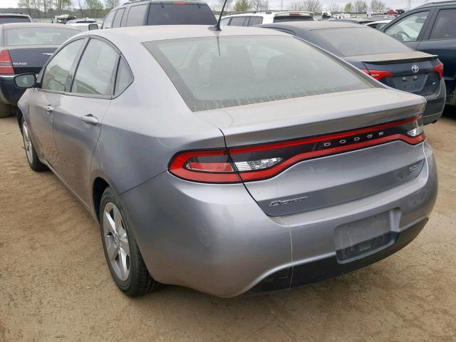 1C3CDFBBXGD538151 - 2016 DODGE DART SXT SILVER photo 3