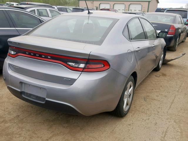 1C3CDFBBXGD538151 - 2016 DODGE DART SXT SILVER photo 4