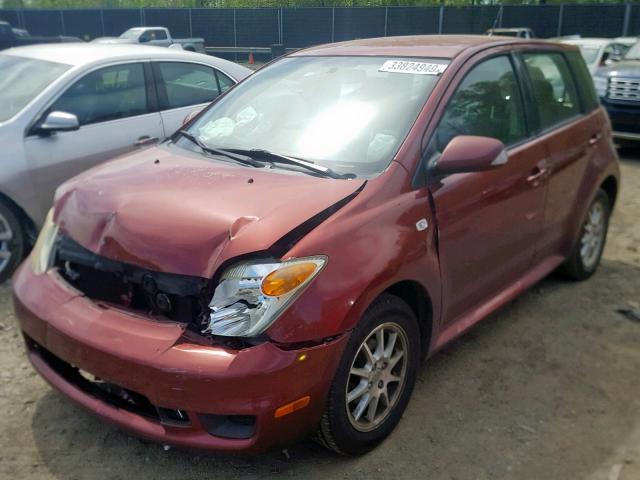 JTKKT604560167204 - 2006 TOYOTA SCION XA RED photo 2