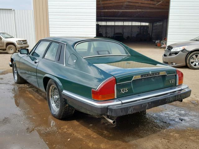 SAJNA5849KC154510 - 1989 JAGUAR XJS GREEN photo 3