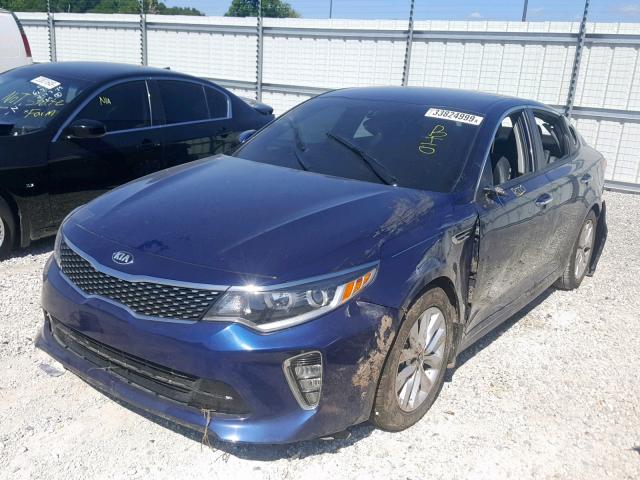 5XXGT4L31JG214594 - 2018 KIA OPTIMA LX BLUE photo 2