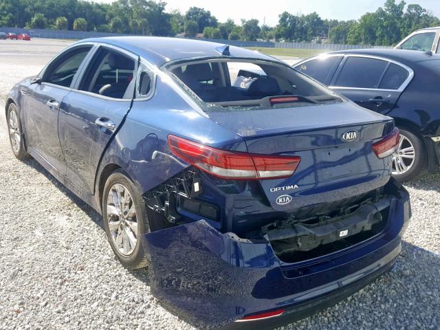 5XXGT4L31JG214594 - 2018 KIA OPTIMA LX BLUE photo 3