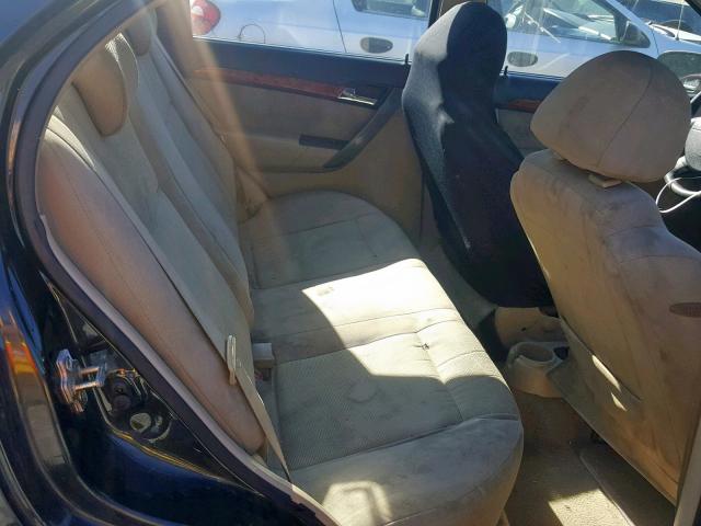 KL1TD56667B046416 - 2007 CHEVROLET AVEO BASE Qara foto 6