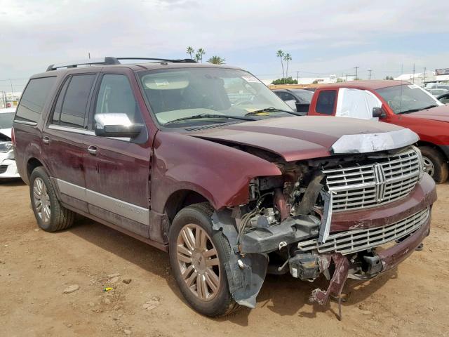 5LMJJ2H5XBEJ05639 - 2011 LINCOLN NAVIGATOR 栗色 照片 1