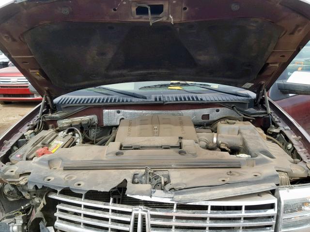 5LMJJ2H5XBEJ05639 - 2011 LINCOLN NAVIGATOR 栗色 照片 7