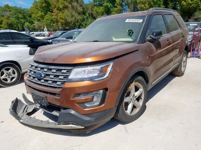 1FM5K8D83HGA46824 - 2017 FORD EXPLORER XLT  photo 2