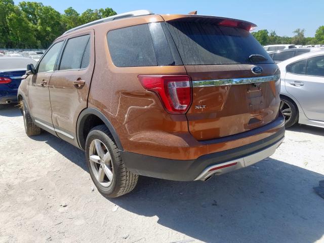 1FM5K8D83HGA46824 - 2017 FORD EXPLORER XLT  photo 3