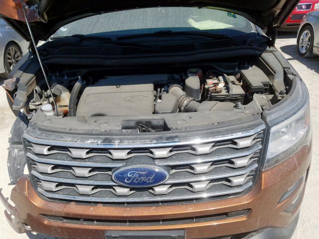 1FM5K8D83HGA46824 - 2017 FORD EXPLORER XLT  photo 7