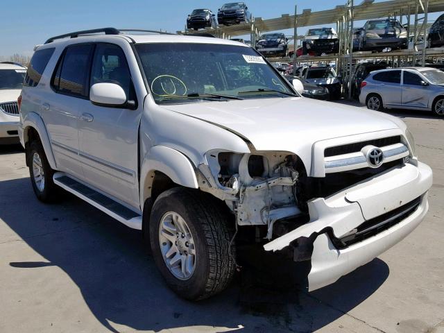 5TDBT48A66S265435 - 2006 TOYOTA SEQUOIA LI WHITE photo 1