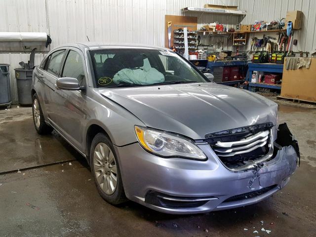 1C3CCBAB7DN641241 - 2013 CHRYSLER 200 LX SILVER photo 1