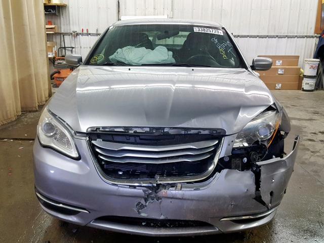 1C3CCBAB7DN641241 - 2013 CHRYSLER 200 LX SILVER photo 9