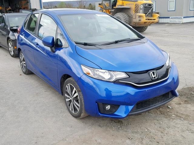 JHMGK5H86HS015231 - 2017 HONDA FIT EX BLUE photo 1