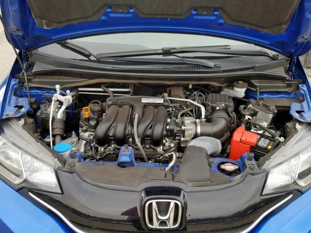 JHMGK5H86HS015231 - 2017 HONDA FIT EX BLUE photo 7