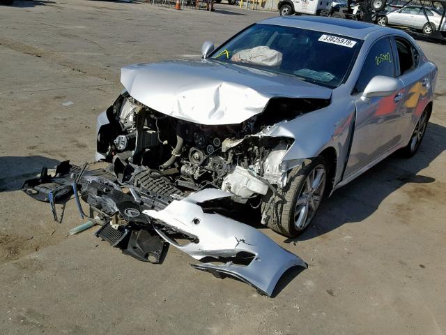 JTHBE262562006371 - 2006 LEXUS IS 350 SILVER photo 2