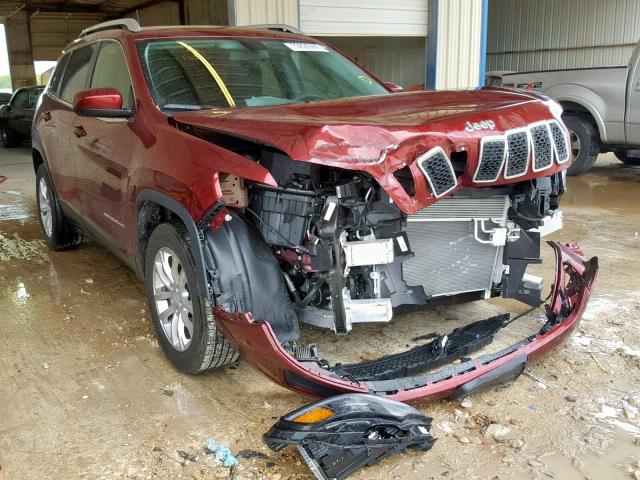 1C4PJLCBXKD312090 - 2019 JEEP CHEROKEE L MAROON photo 1