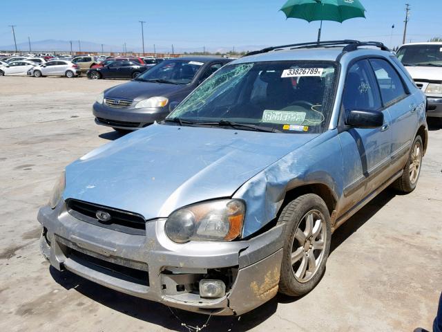 JF1GG68585H817003 - 2005 SUBARU IMPREZA OU BLUE photo 2