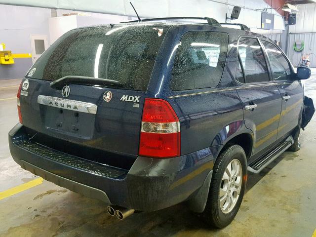 2HNYD18673H537061 - 2003 ACURA MDX TOURIN BLUE photo 4