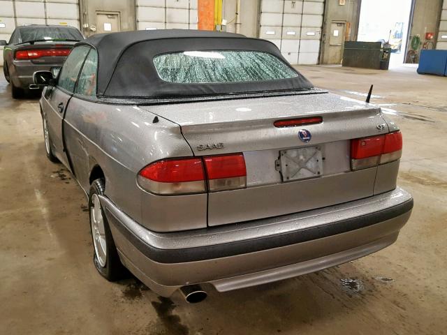 YS3DF78K237008619 - 2003 SAAB 9-3 SE SILVER photo 3