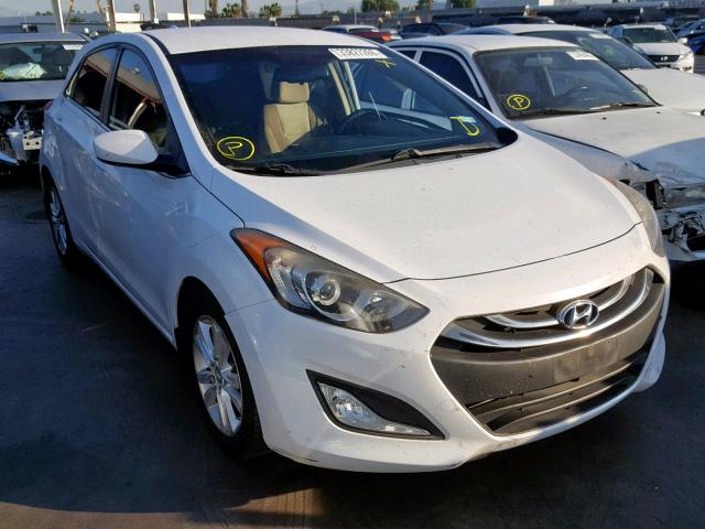 KMHD35LEXDU024054 - 2013 HYUNDAI ELANTRA GT WHITE photo 1