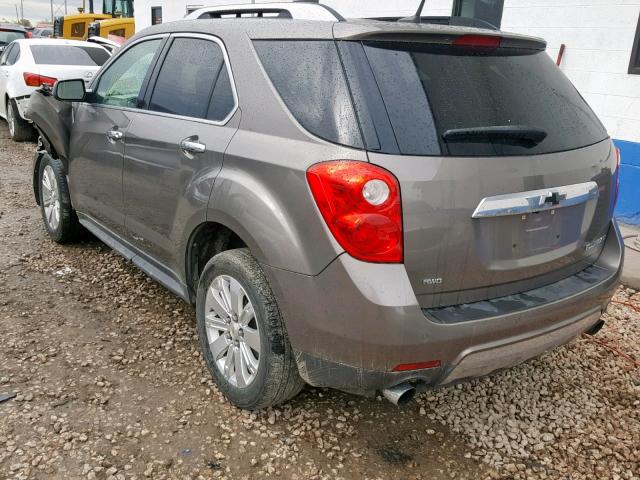 2CNFLNEY0A6353016 - 2010 CHEVROLET EQUINOX LT GRAY photo 3