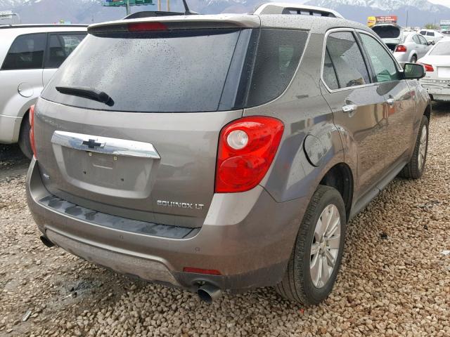 2CNFLNEY0A6353016 - 2010 CHEVROLET EQUINOX LT GRAY photo 4