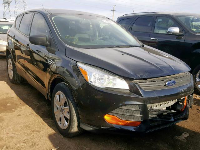 1FMCU0F73EUD42219 - 2014 FORD ESCAPE S BLACK photo 1