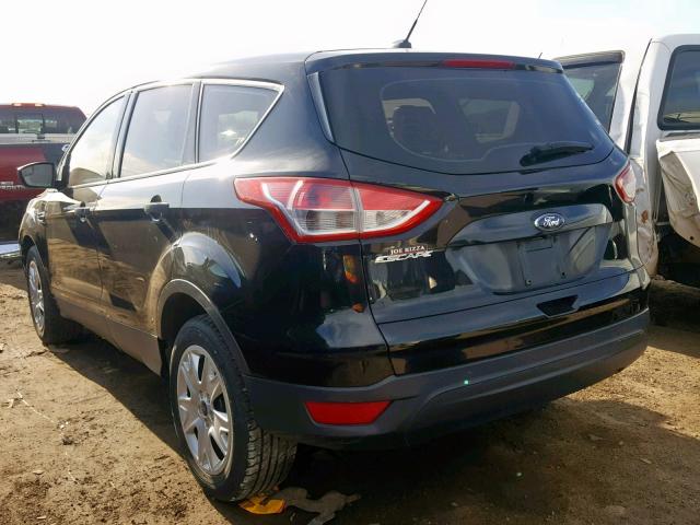 1FMCU0F73EUD42219 - 2014 FORD ESCAPE S BLACK photo 3