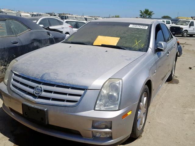 1G6DC67A360170083 - 2006 CADILLAC STS SILVER photo 2