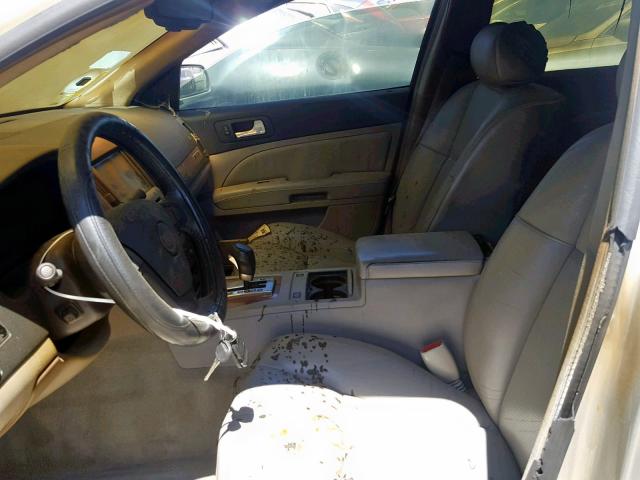 1G6DC67A360170083 - 2006 CADILLAC STS SILVER photo 9