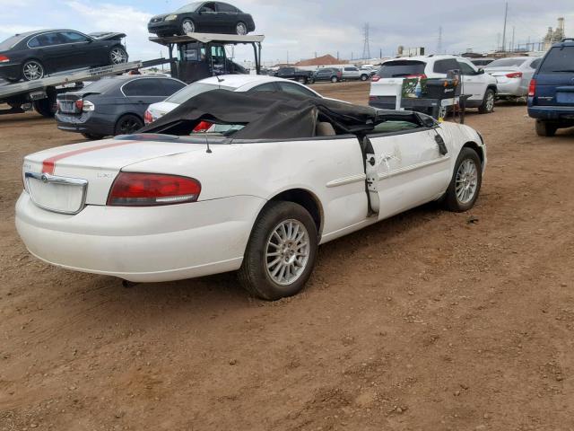 1C3EL55R04N168087 - 2004 CHRYSLER SEBRING LX WHITE photo 4