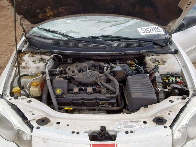 1C3EL55R04N168087 - 2004 CHRYSLER SEBRING LX WHITE photo 7