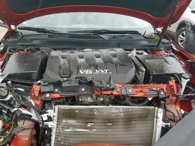 2G1165S30F9295602 - 2015 CHEVROLET IMPALA LTZ RED photo 7