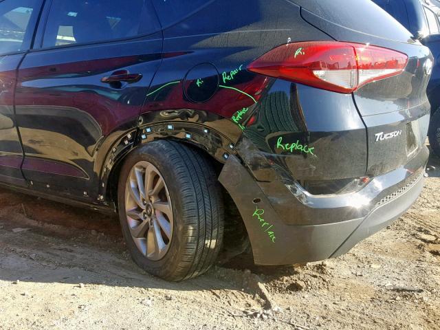 KM8J33A45HU427074 - 2017 HYUNDAI TUCSON LIM BLACK photo 9