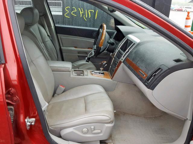 1G6DZ67A580189378 - 2008 CADILLAC STS RED photo 5